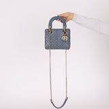 Dior 2022 Lambskin Lucky Stars Mini Lady - FashioNica