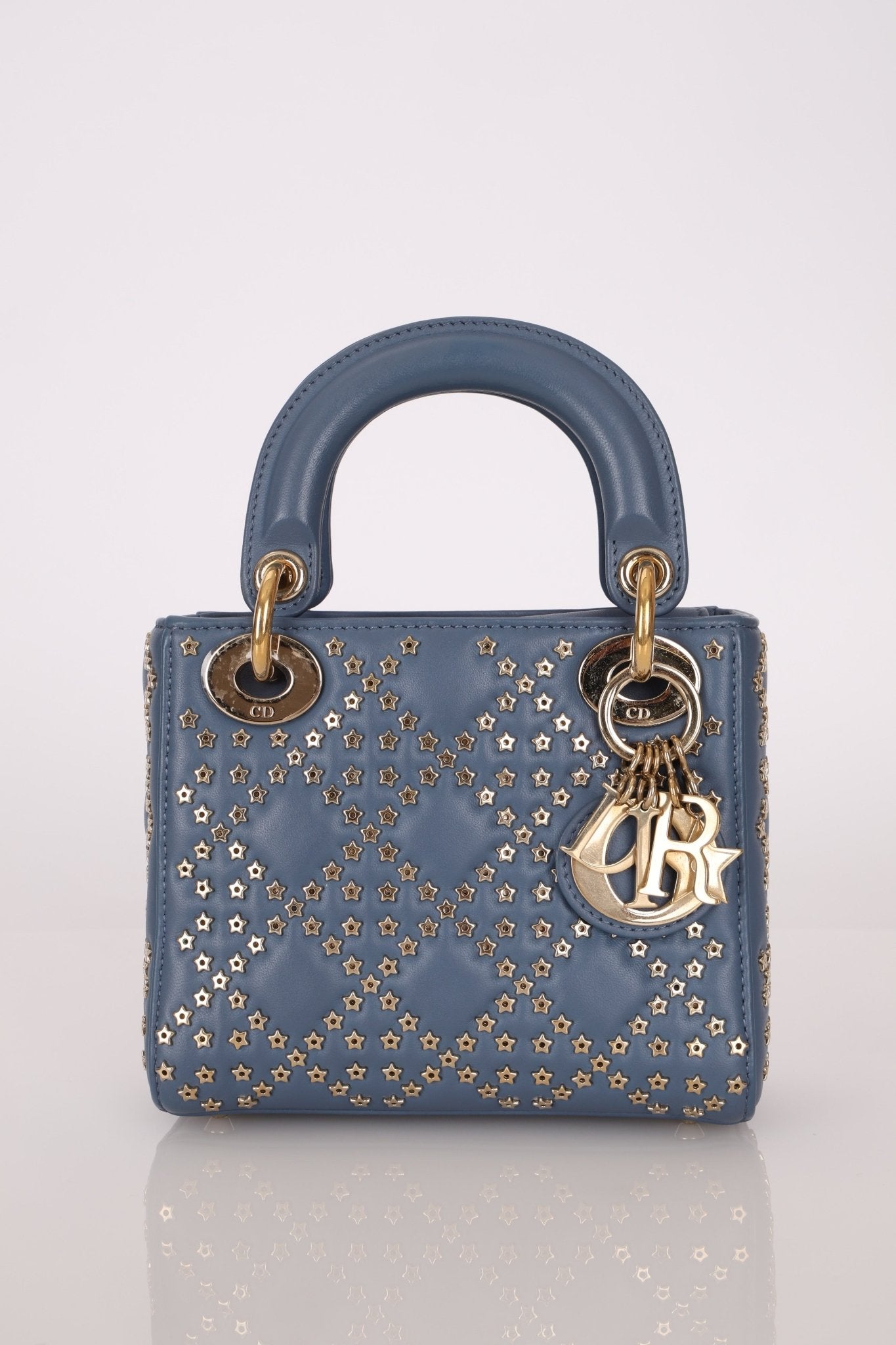 Dior 2022 Lambskin Lucky Stars Mini Lady - FashioNica