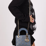 Dior 2022 Lambskin Lucky Stars Mini Lady - FashioNica