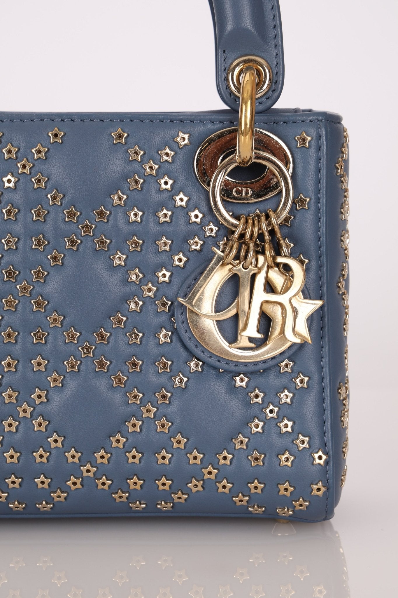 Dior 2022 Lambskin Lucky Stars Mini Lady - FashioNica