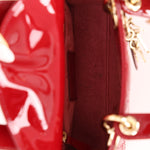 Dior 2022 Patent Cannage Chain Mini Lady - FashioNica