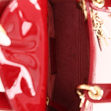Dior 2022 Patent Cannage Chain Mini Lady - FashioNica
