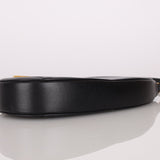 Dior 2023 Black Goatskin Saddle Rodeo Pochette - FashioNica
