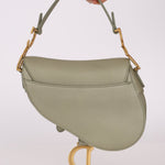 Dior 2023 Soft Grained Calfskin Mini Saddle Bag w/ Strap - FashioNica