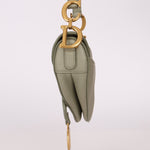 Dior 2023 Soft Grained Calfskin Mini Saddle Bag w/ Strap - FashioNica
