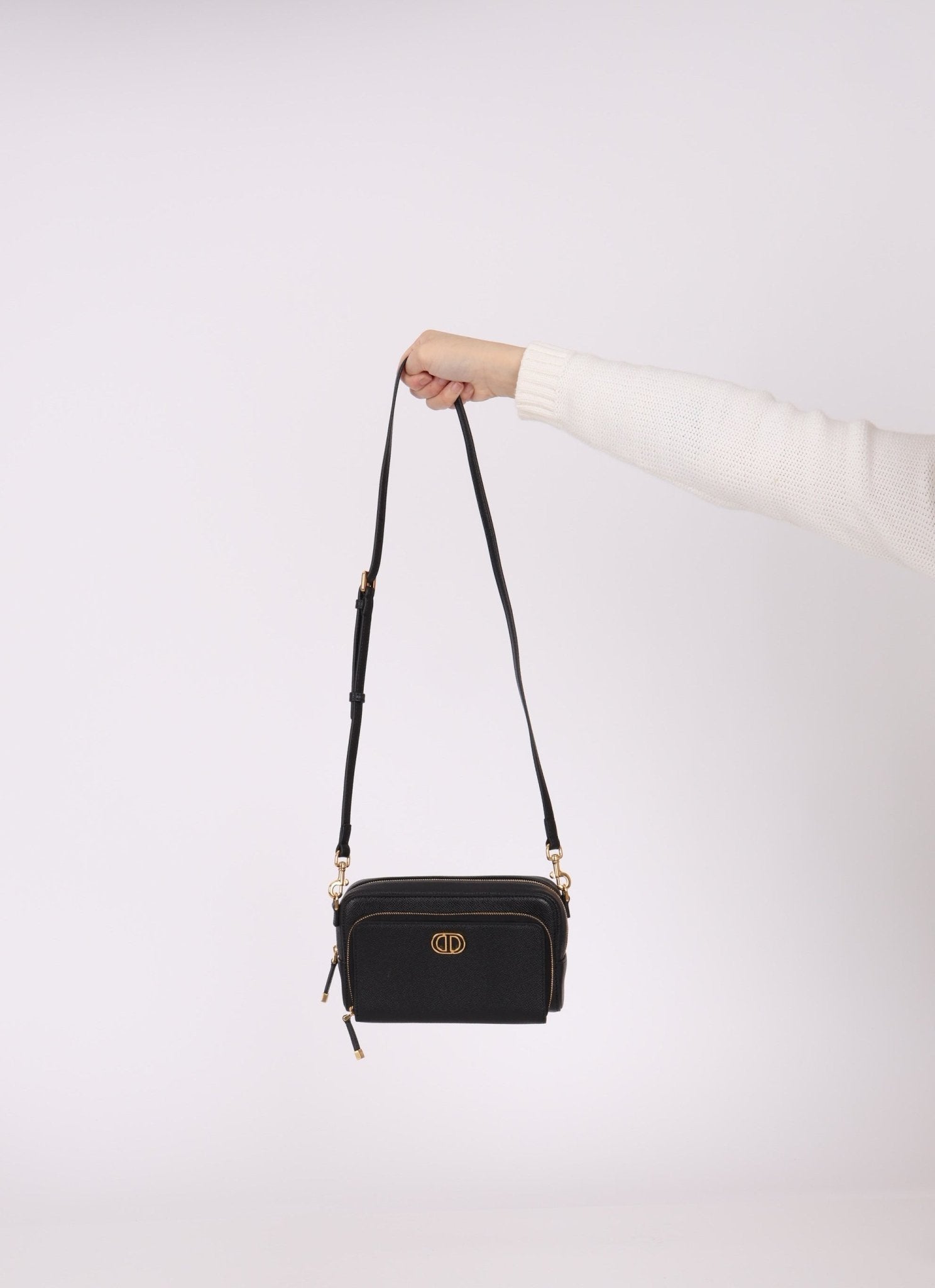 Dior 2024 Calfskin Caro Double Pouch Camera Bag - FashioNica