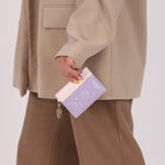 Dior 2024 Freesia Lilac Two - Tone Card Holder - FashioNica