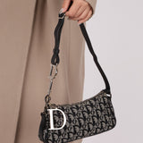 Dior Black Trotter Charm Pochette - FashioNica