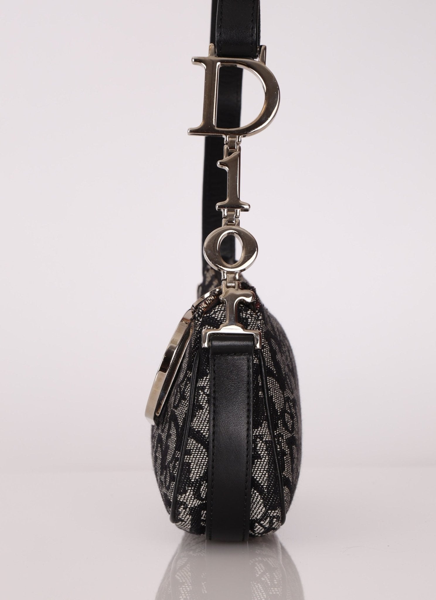 Dior Black Trotter Charm Pochette - FashioNica