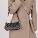 Dior Black Trotter Charm Pochette - FashioNica