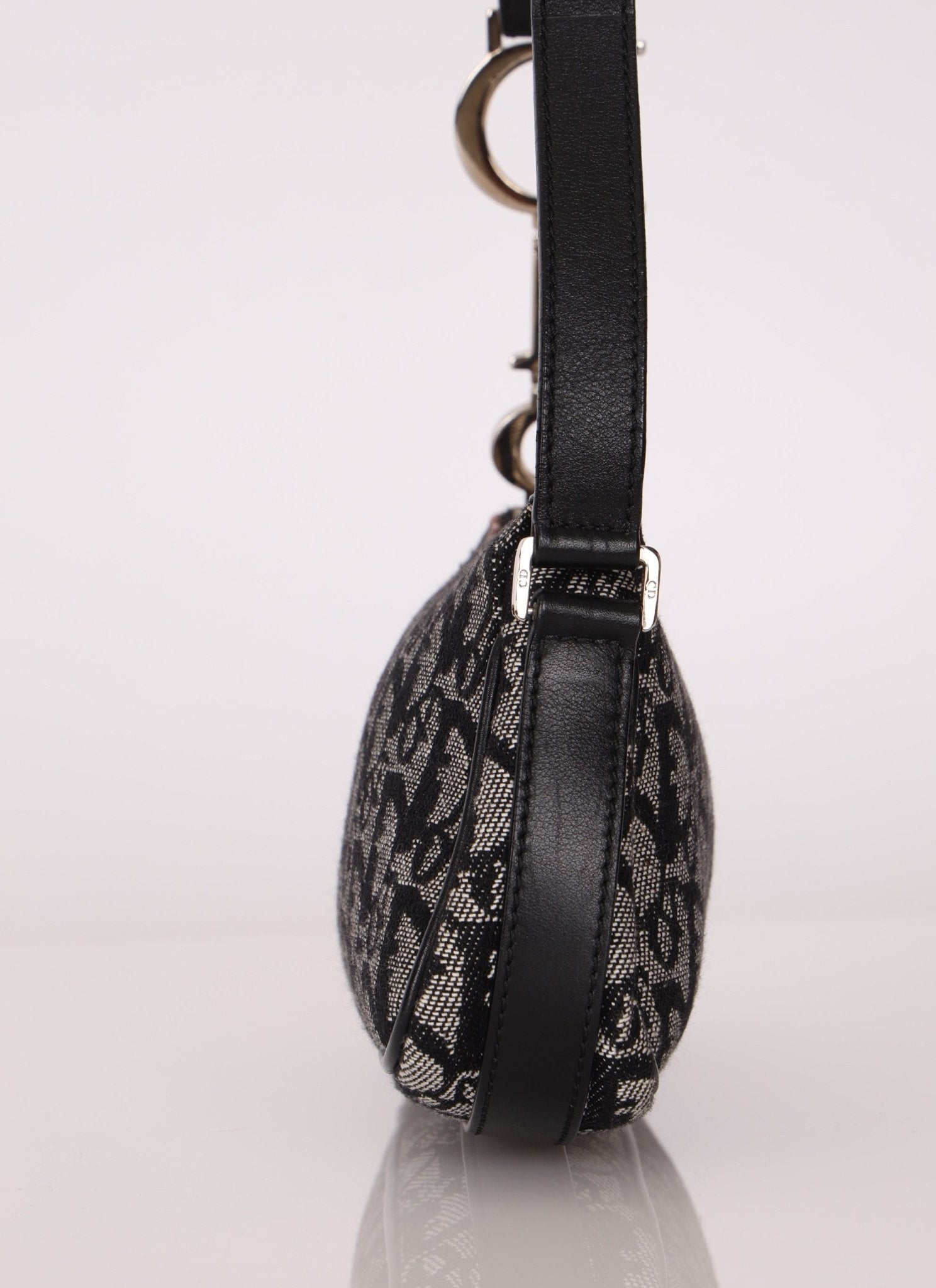 Dior Black Trotter Charm Pochette - FashioNica