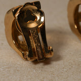 Dior CD Crystal Clip - On Earrings - FashioNica