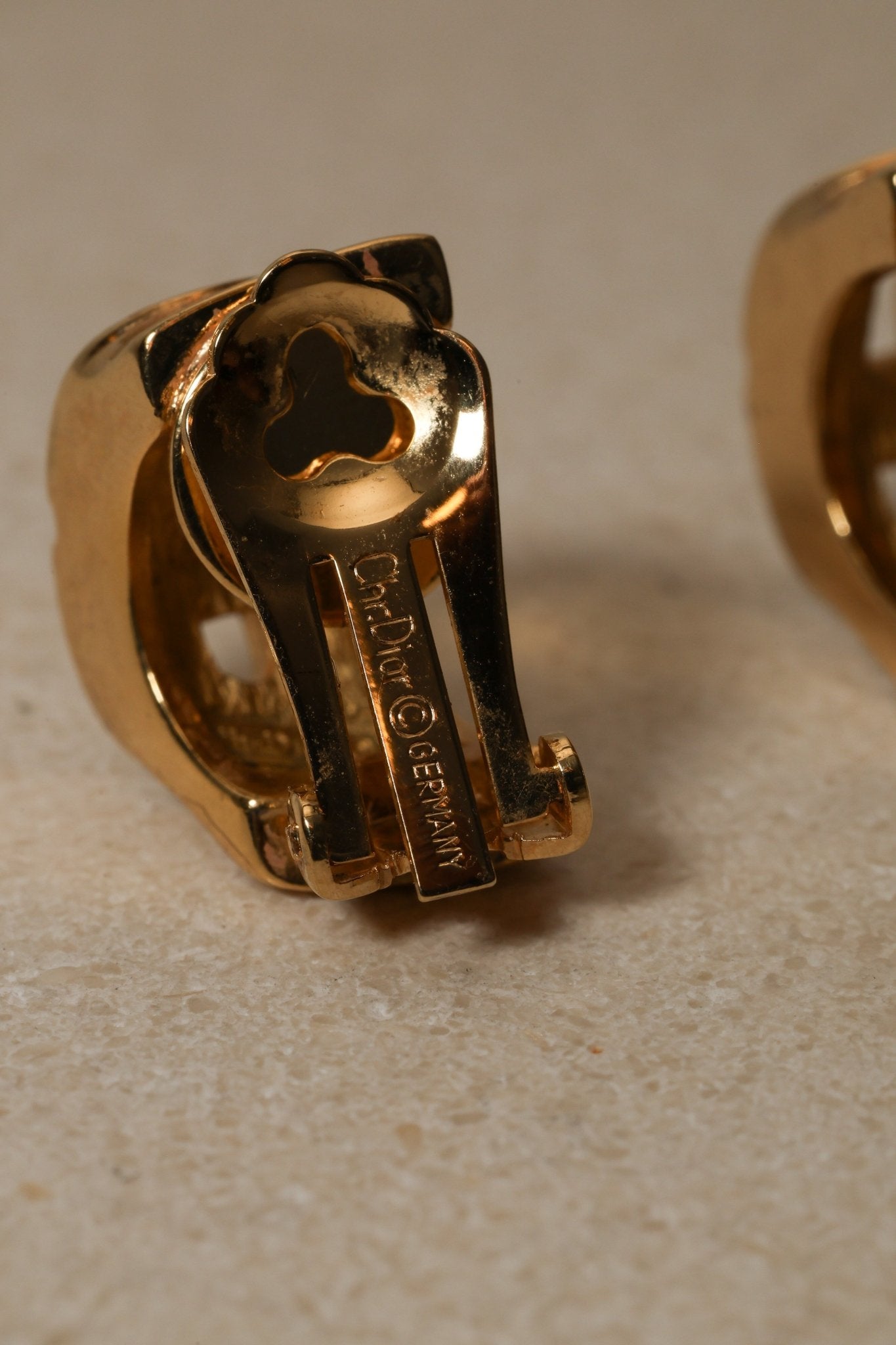 Dior CD Crystal Clip - On Earrings - FashioNica