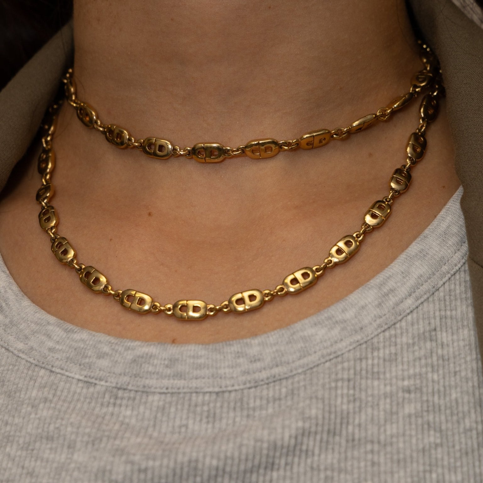 Dior CD Long Necklace - FashioNica