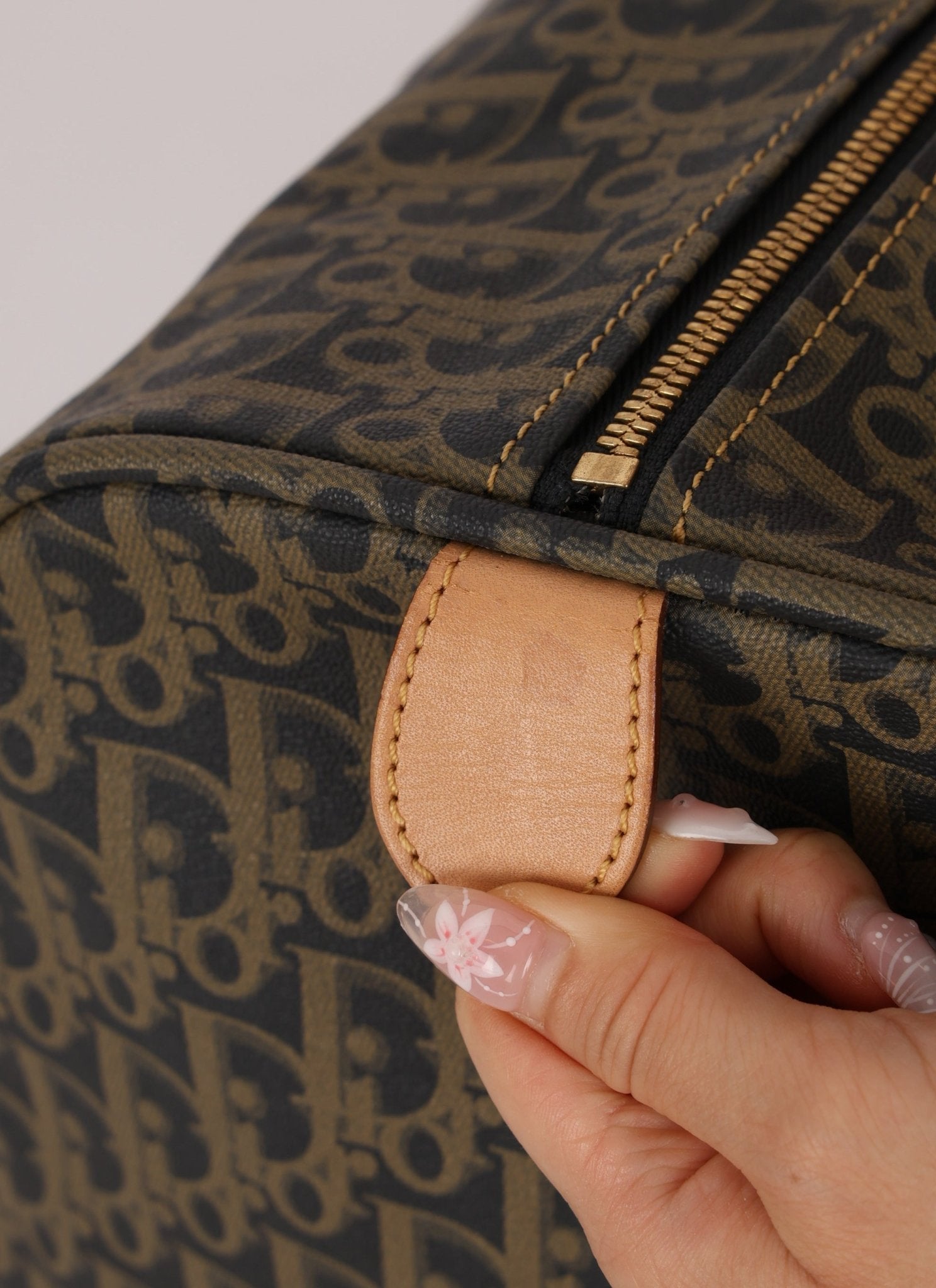 Dior Coated Canvas Trotter Weekender Duffel Bag - FashioNica