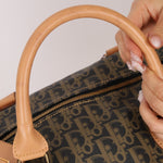 Dior Coated Canvas Trotter Weekender Duffel Bag - FashioNica