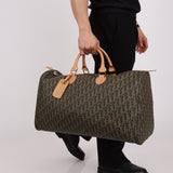 Dior Coated Canvas Trotter Weekender Duffel Bag - FashioNica