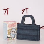 Dior Denim Oblique Mini Book Tote - FashioNica