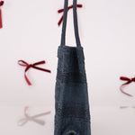 Dior Denim Oblique Mini Book Tote - FashioNica