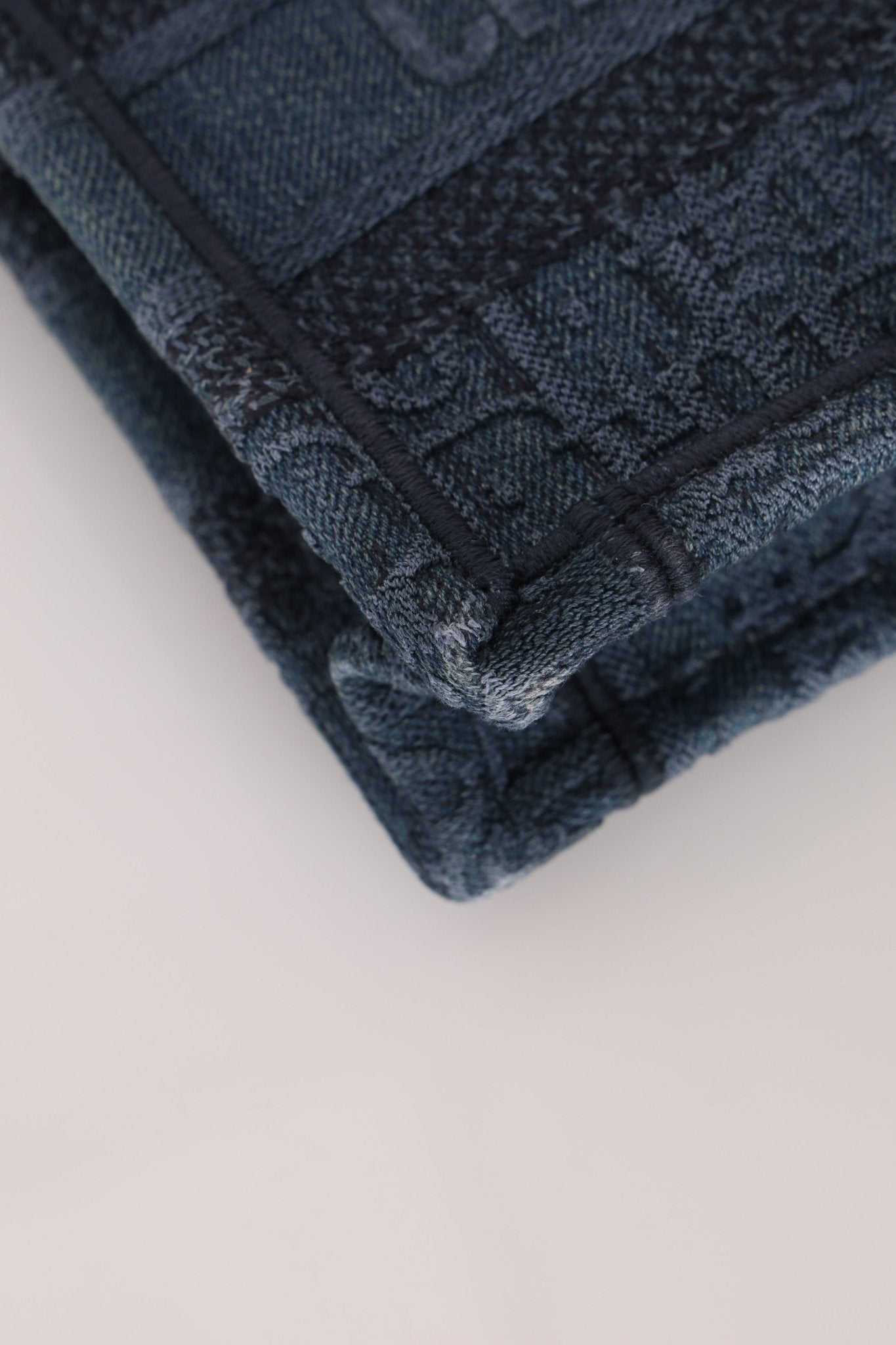 Dior Denim Oblique Mini Book Tote - FashioNica