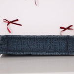 Dior Denim Oblique Mini Book Tote - FashioNica