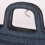 Dior Denim Oblique Mini Book Tote - FashioNica
