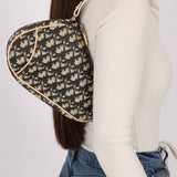 Dior Diorissimo Coated Canvas Mini Saddle Pochette - FashioNica