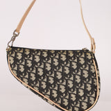 Dior Diorissimo Coated Canvas Mini Saddle Pochette - FashioNica