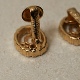 Dior Diorissimo Crystal Oval Clip - On Earrings - FashioNica