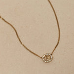 Dior Diorissimo Crystal Oval Pendant Necklace - FashioNica