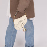 Dior Grained Calfskin Mini Saddle w/ Guitar Strap - FashioNica