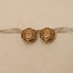 Dior Large Boucles d’Oreilles Rondes Logo Clip - On Earrings - FashioNica