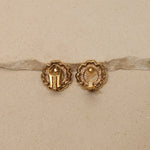 Dior Large Boucles d’Oreilles Rondes Logo Clip - On Earrings - FashioNica