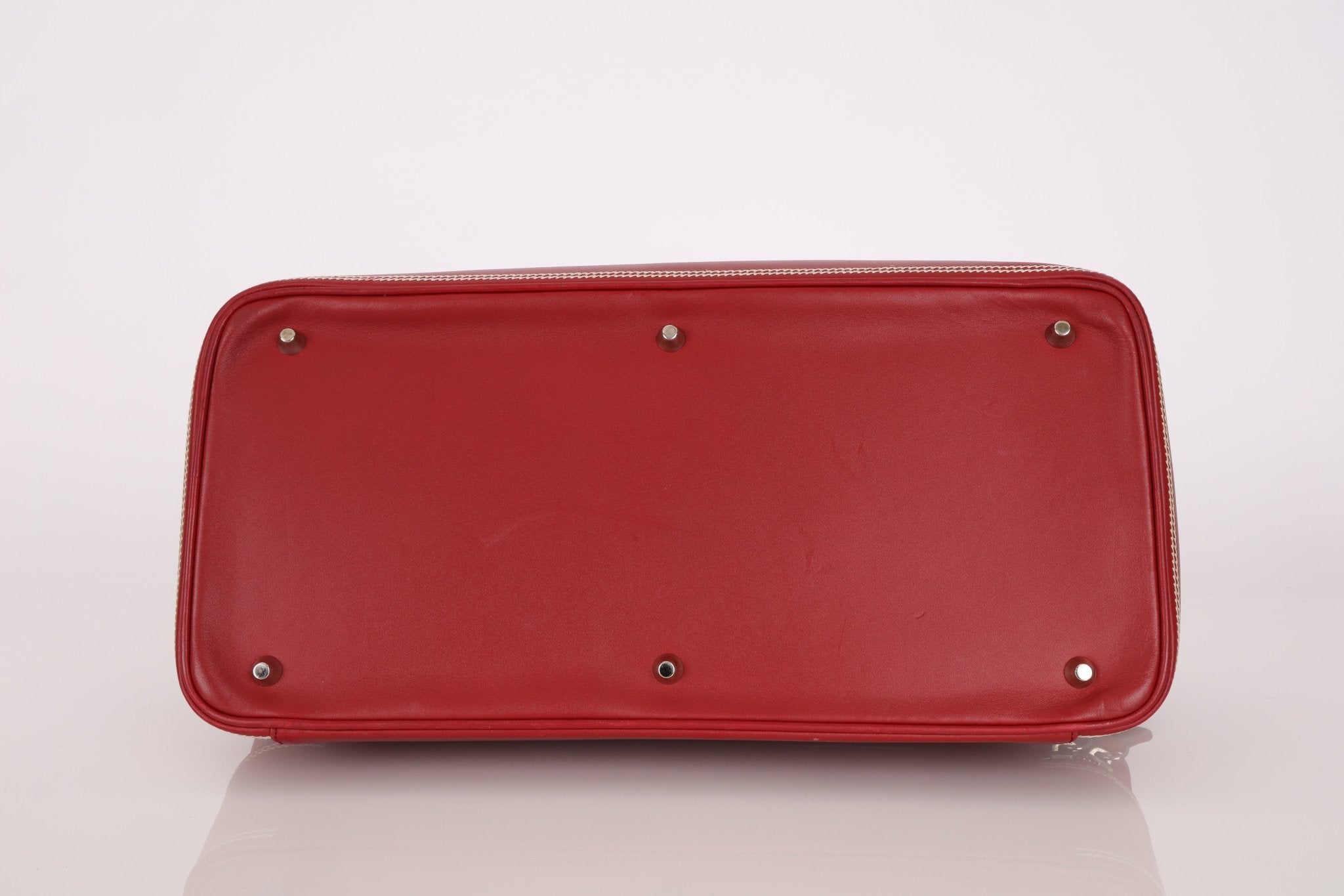 Dior Leather Red Detective Top Handle - FashioNica