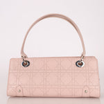 Dior Light Pink Perforated Cannage Leather East West Lady Dior Bag - FashioNica