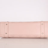 Dior Light Pink Perforated Cannage Leather East West Lady Dior Bag - FashioNica