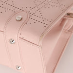 Dior Light Pink Perforated Cannage Leather East West Lady Dior Bag - FashioNica