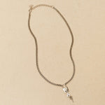 Dior Lock and Key Pendant Necklace - FashioNica