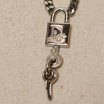 Dior Lock and Key Pendant Necklace - FashioNica