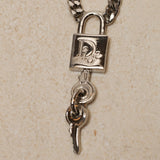 Dior Lock and Key Pendant Necklace - FashioNica