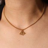 Dior Logo Charms Pendant Necklace - FashioNica