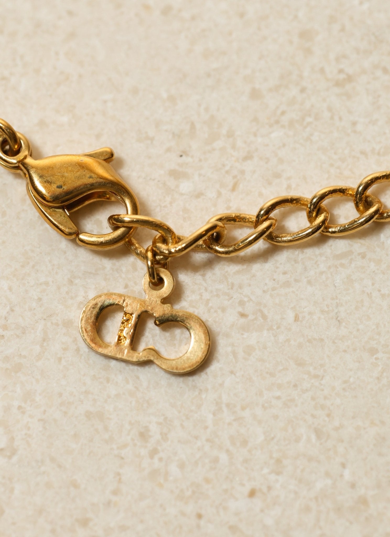 Dior Logo Charms Pendant Necklace - FashioNica