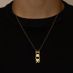 Dior Logo Drop Pendant Pendant - FashioNica
