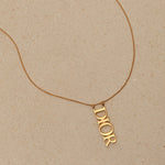 Dior Logo Drop Pendant Pendant - FashioNica