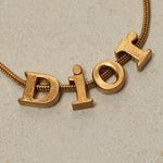 Dior Logo Letters Pendant Necklace - FashioNica