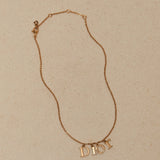Dior Logo Letters Spellout Pendant Necklace - FashioNica