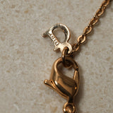 Dior Logo Letters Spellout Pendant Necklace - FashioNica