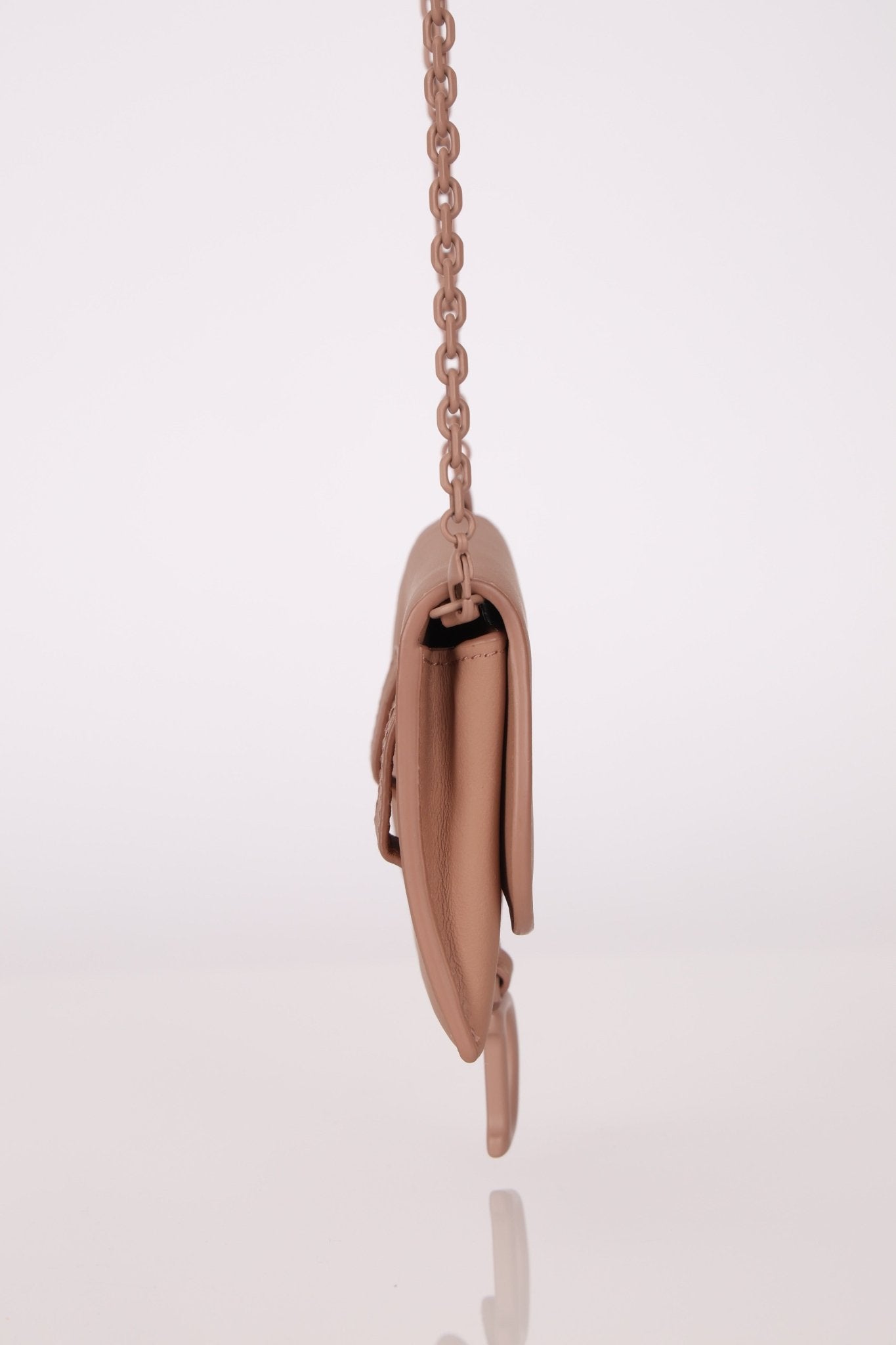 Dior Matte Calfskin Saddle Cardholder Crossbody - FashioNica