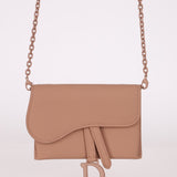 Dior Matte Calfskin Saddle Cardholder Crossbody - FashioNica
