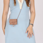 Dior Matte Calfskin Saddle Cardholder Crossbody - FashioNica